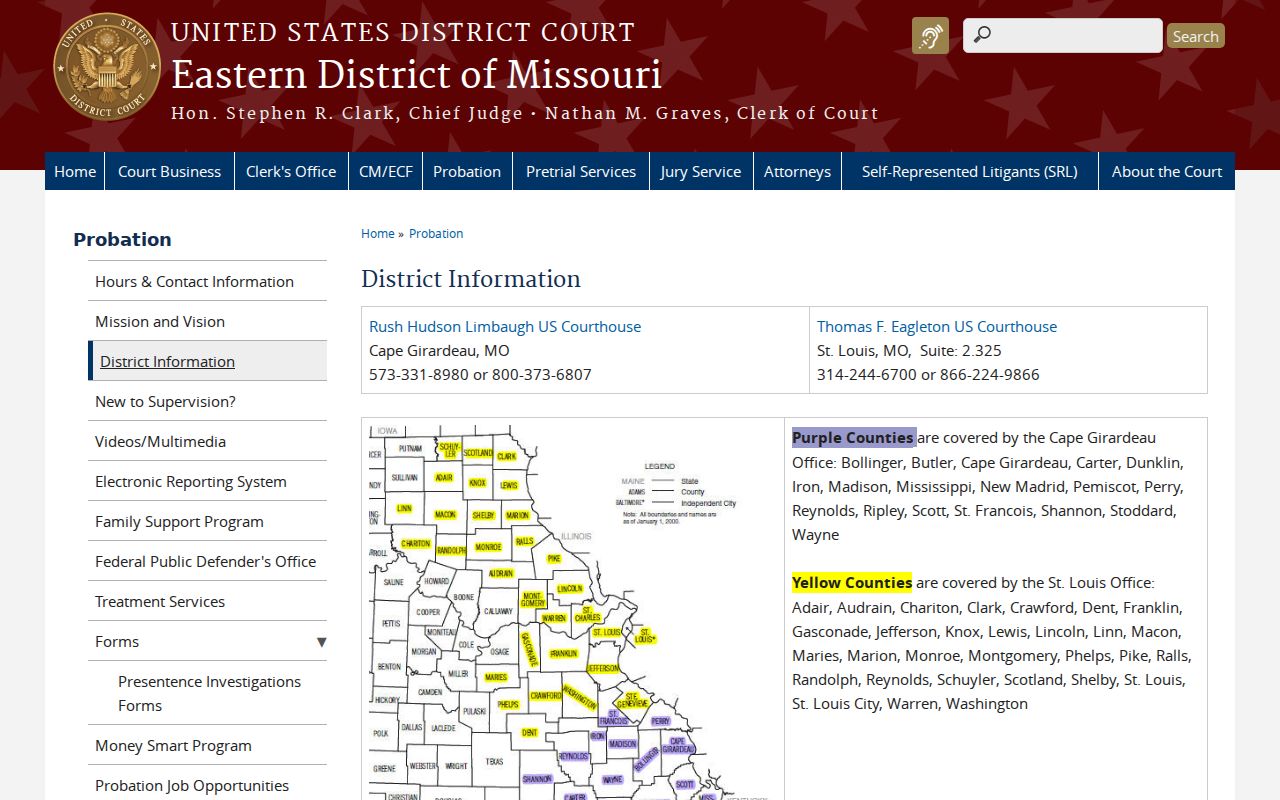 Shannon County outstanding warrant federal courthouse contact